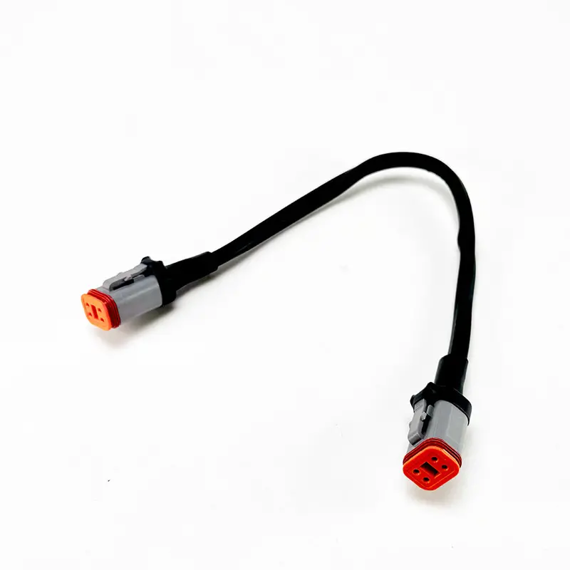Deutsch Dt 4-Pin Female-Female 14" Pigtail, 16Awg Boat Wires (Abyc, Nmma, Uscg Certified) 100% Made In Usa 1