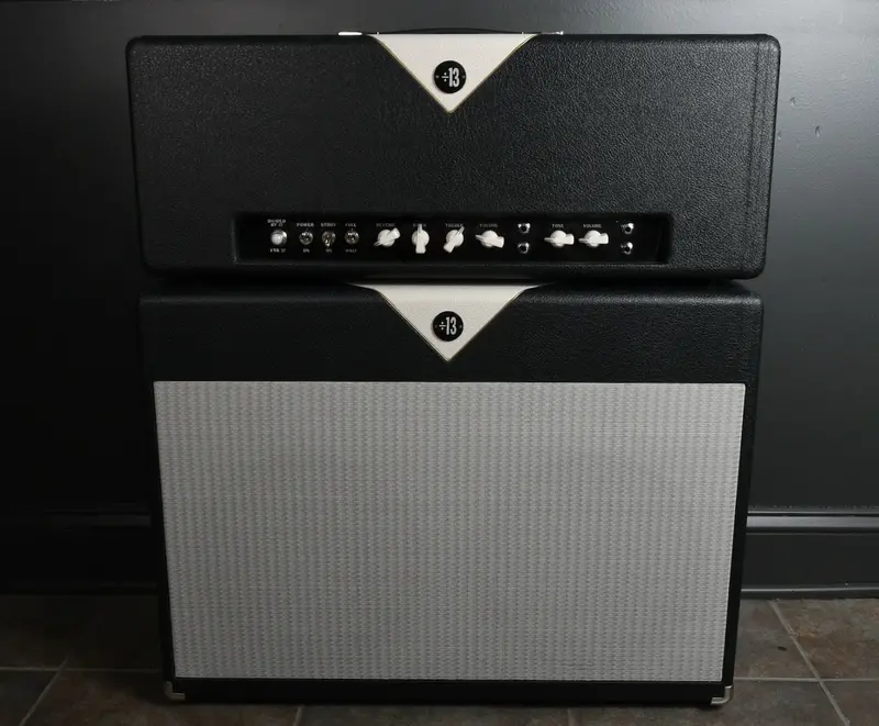 Divided By 13 Ftr-37 Black/Eggshell Tolex Matching 2X12 Cabinet 1