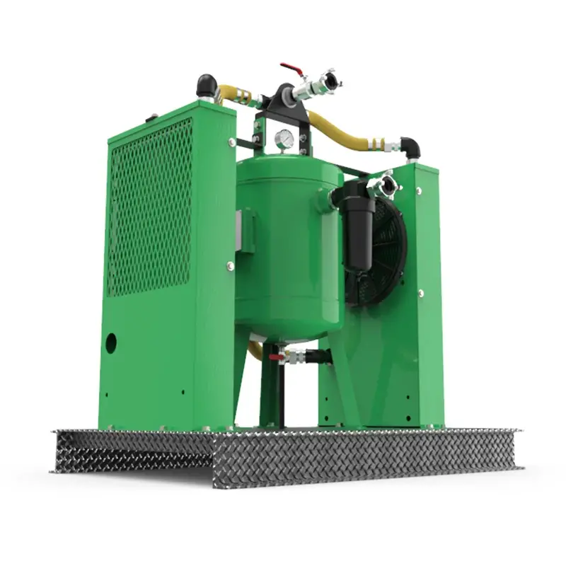 Dual-Fan Aftercooler | 500 Scfm Capacity With Moisture Trap 1