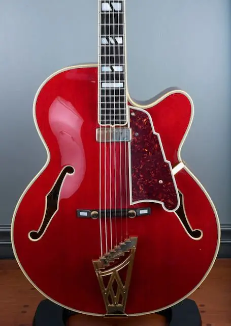 Early 2000'S D'angelico New Yorker Nyl-2 Vintage Cherry (Vestax) 1