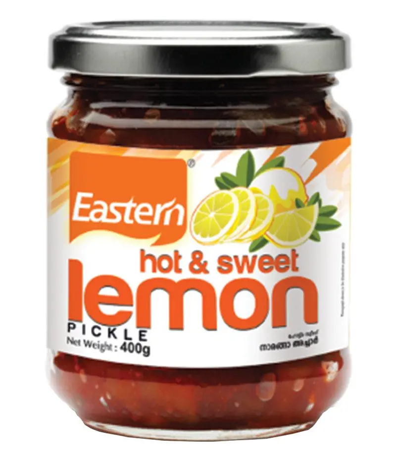 Eastern Lime Hot & Sweet Pickle Pickle Glass Bottle 400Gm 1