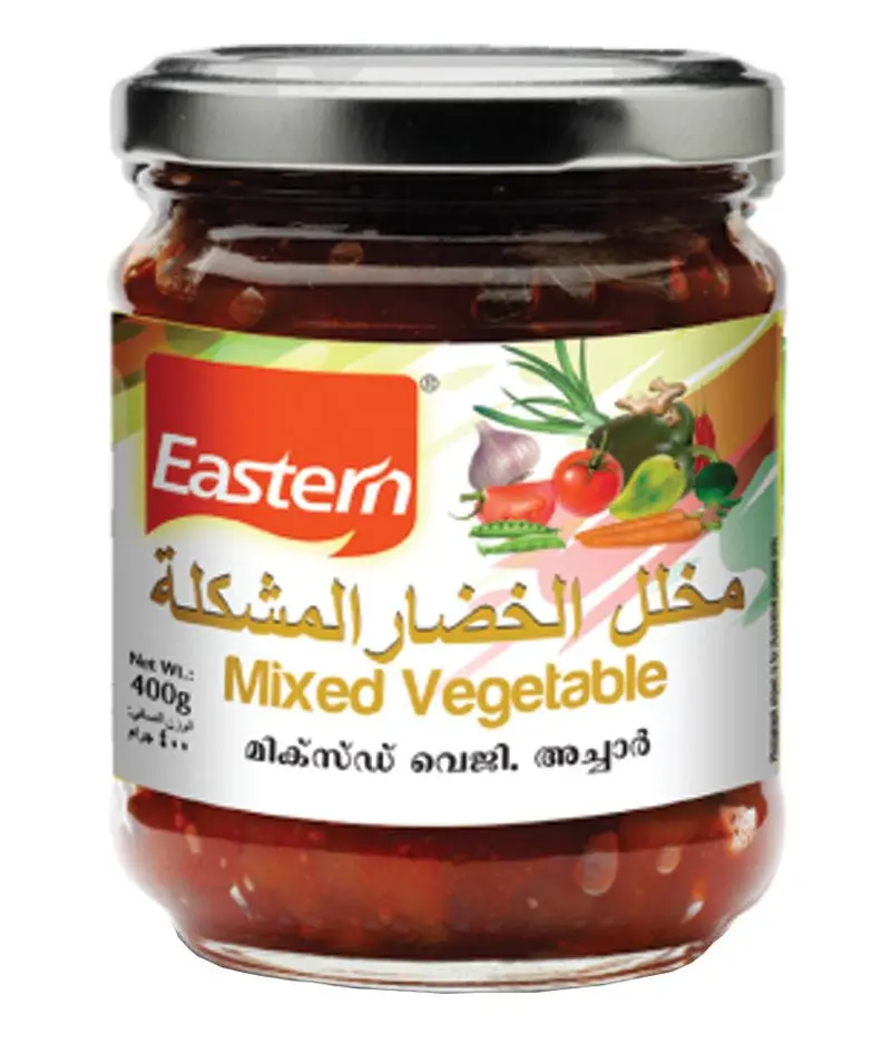 Eastern Mixed Veg.Pickle Glass Bottle 400Gm 1