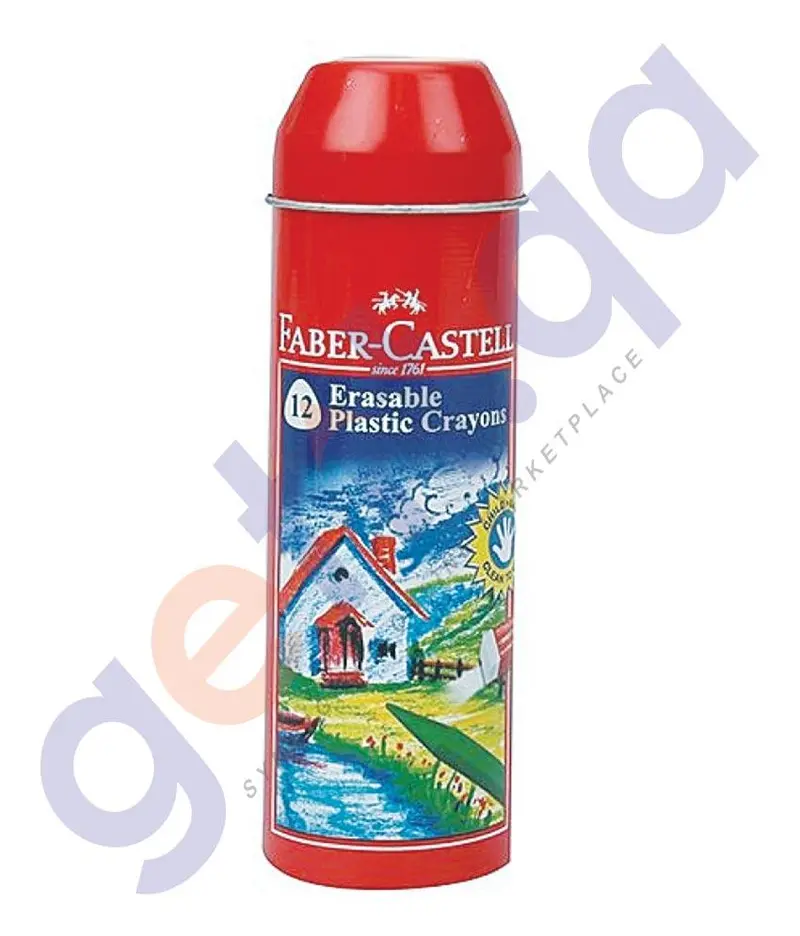 Erasable Crayons 12Tin Fcin122812 By Faber Castell 1