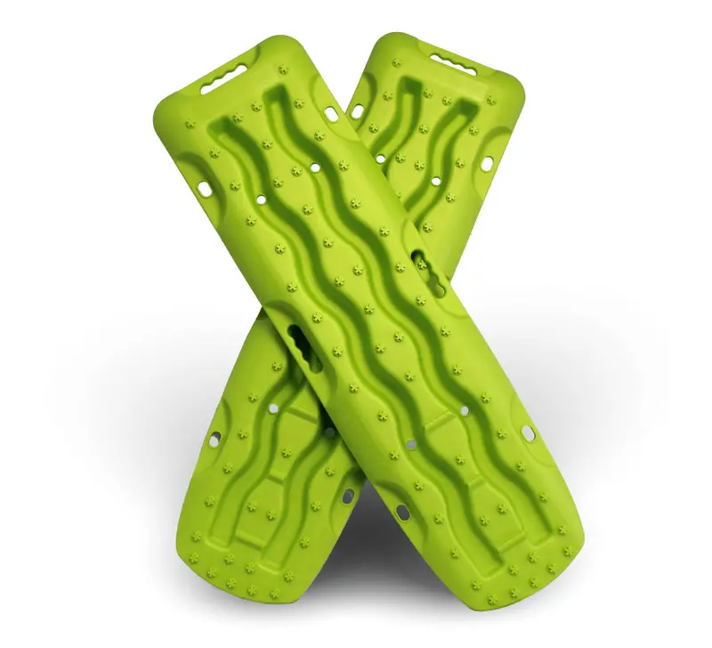 Exitrax Pair Of 1110Mm 4X4 Recovery Boards - Metallic Lime Green - Et1110mlg (Bulky Item - Freight Applies) 1