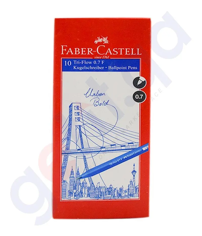 Faber Castell Tri Flow Ball Pen 0.7 Mm Bi 1