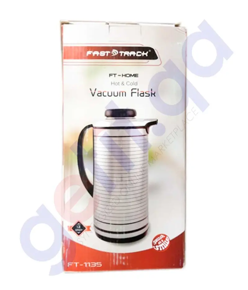 Fast Track Hot & Cold Vacuum Flask 1.3 Ltr Ft-1135 1