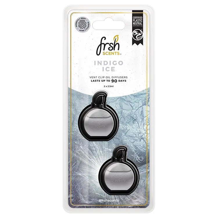 Frsh 2Pk Mini Oil Diffusers Indigo Ice 2.5Ml - Fr9217 1