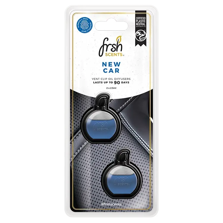 Frsh 2Pk Mini Oil Diffusers New Car 2.5Ml - Fr9187 1