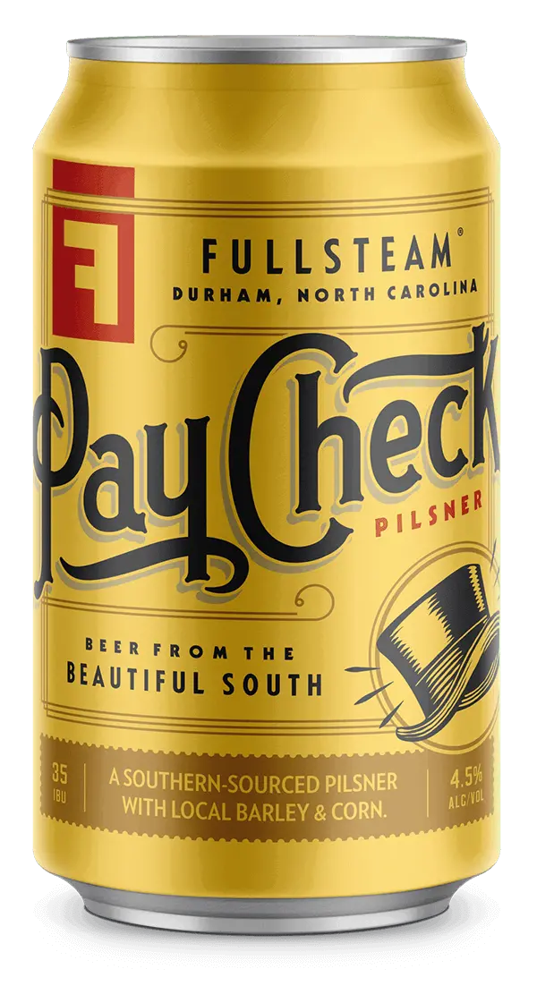 Fullsteam Paycheck Pilsner 1