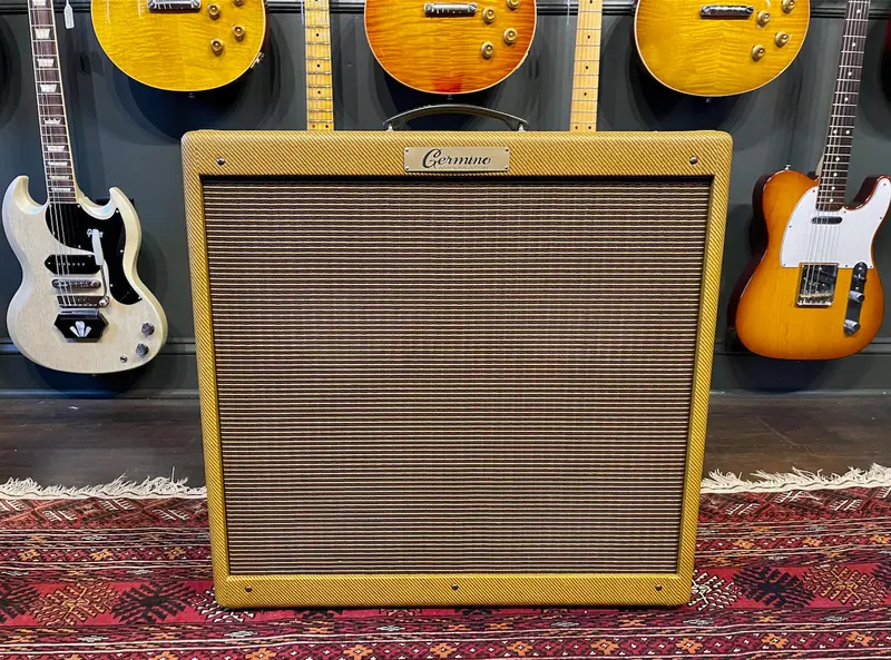 Germino 5F6a Bassman 4X10 Combo Tweed 1