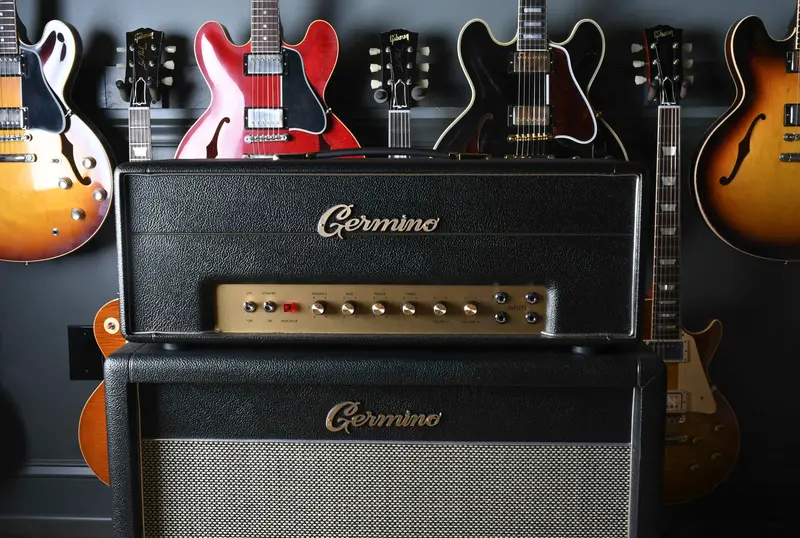 Germino Club 40 Master Volume & Style I 2X12 Cabinet Black Tolex 1