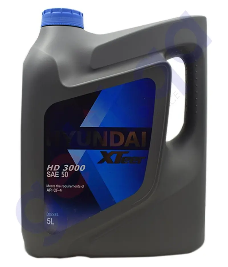 Hyundai Xteer Diesel Hd 3000 Sae 50 Api Cf4 5Ltr 1