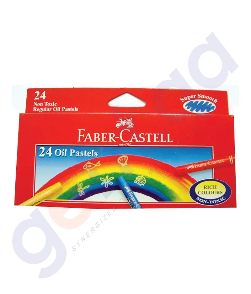 Jumbo Oil Pastel 24Color 10.5 Diameter By Faber Castell 1