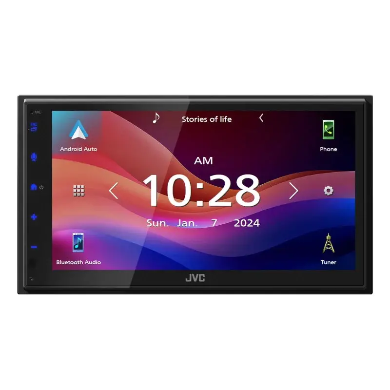 Jvc Kw-M690bw Double Din 6.8" Digital Media Receiver With Wireless Carplay And Android Auto (Pickup Only) 1
