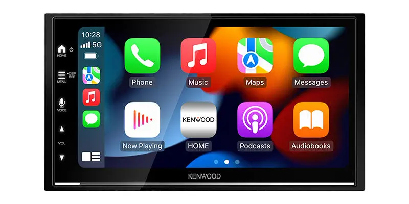 Kenwood Dmx7522s 6.8" Capacitive Touchscreen Wireless Android Auto & Apple Carplay Enabled Mechless Double Din Head Unit 1