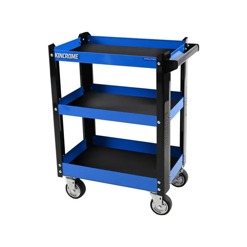 Kincrome Evolution 150Kg Capacity 3-Tier Workshop Tool Cart Trolley - K7923 (Bulky Item, Freight Charges Apply) 1
