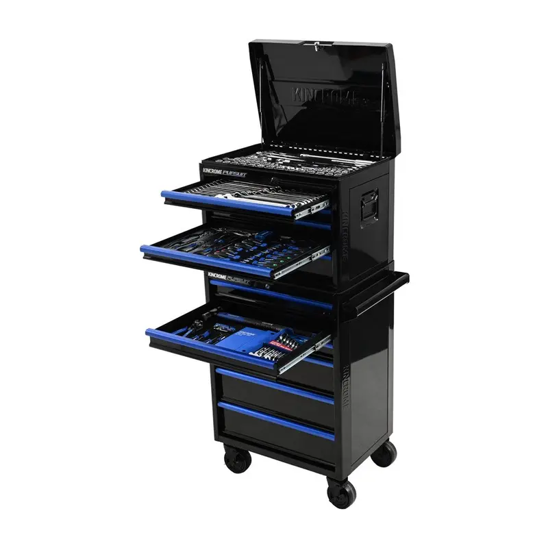 Kincrome Evolution Pursuit 209 Piece 11 Drawer Roller Cabinet And Tool Chest With Bonus Gear Spanner Set - P1931b  (Bulky Item - Freight Applies) 1