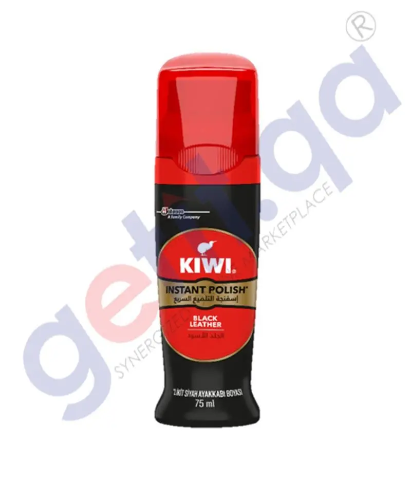Kiwi Liquid Instant Shoe Polish Black 75Ml 1