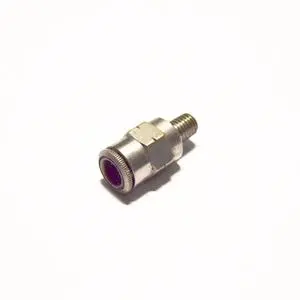 Lincoln Industrial 244055 Quicklub 1/4" Tube X 1/4-28" Male Straight Quicklinc Push-In Style Fitting For Nylon Tubing 1