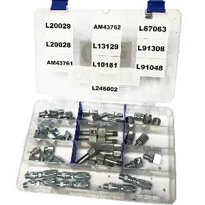 Lincoln Industrial Qlskit Common Fittings & Adapters For Quicklub, Centro-Matic And Modular Automatic Grease Systems 1/8" Npt 1