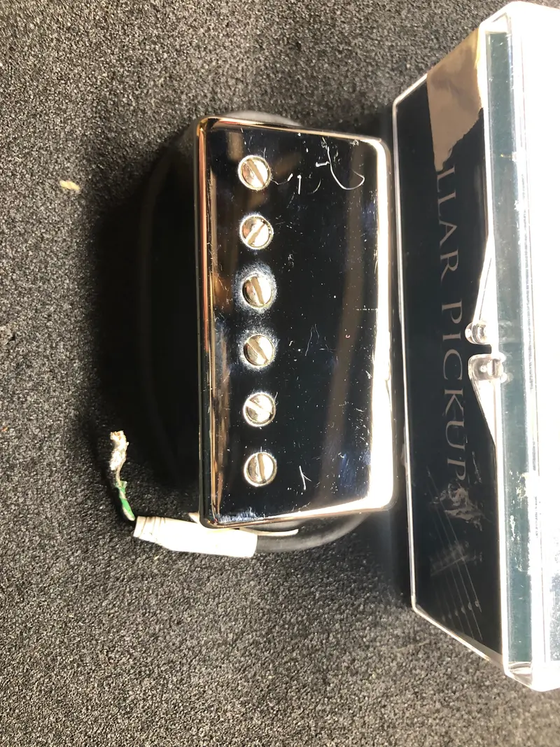 Lollar High Wind Imperial Bridge Pickup With Shiny Nickel Cover 1