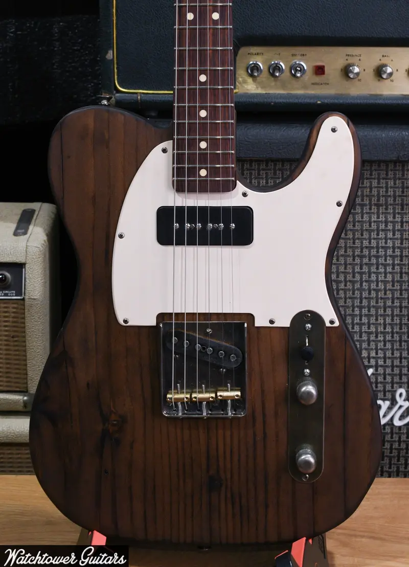 Lsl Instruments Bad Bone 190 Reclaimed Pine Oil Finish Med Aged "Komodo" 1