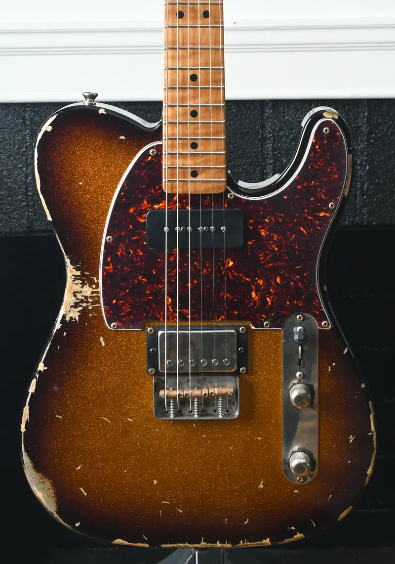Lsl Instruments Bad Bone 290 2 Tone Tobacco Sparkle Heavy Aged "Smore" 1