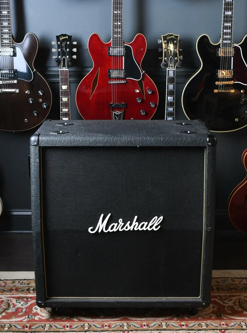 Marshall Avt 4X12 Slant Cabinet Black Tolex 1