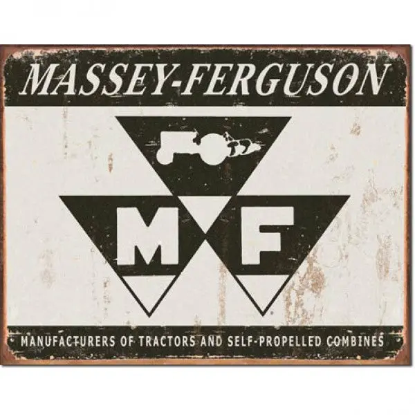 Massey-Ferguson Mf Metal Sign Reproduction 41Cm X 32Cm - Msi1504 1