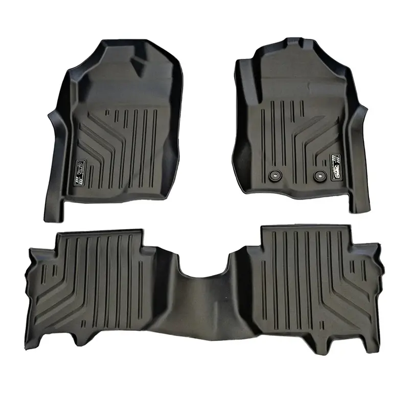 Maxliner Ford Everest 2022+ Maxpro Floor Mats (Row 1 & 2) - Everest 22 R12 (Pickup Only) 1