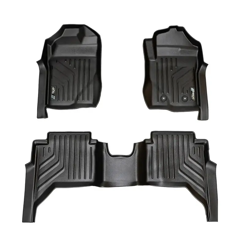 Maxliner Ford Ranger 2016-2021 Maxpro Floor Mats (Row 1 & 2) - Ranger 22+ R12 (Pickup Only) 1