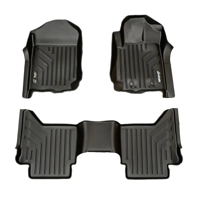 Maxliner Ford Ranger 2016-2021 Maxpro Floor Mats (Row 1 & 2) - Ranger R12 (Pickup Only) 1