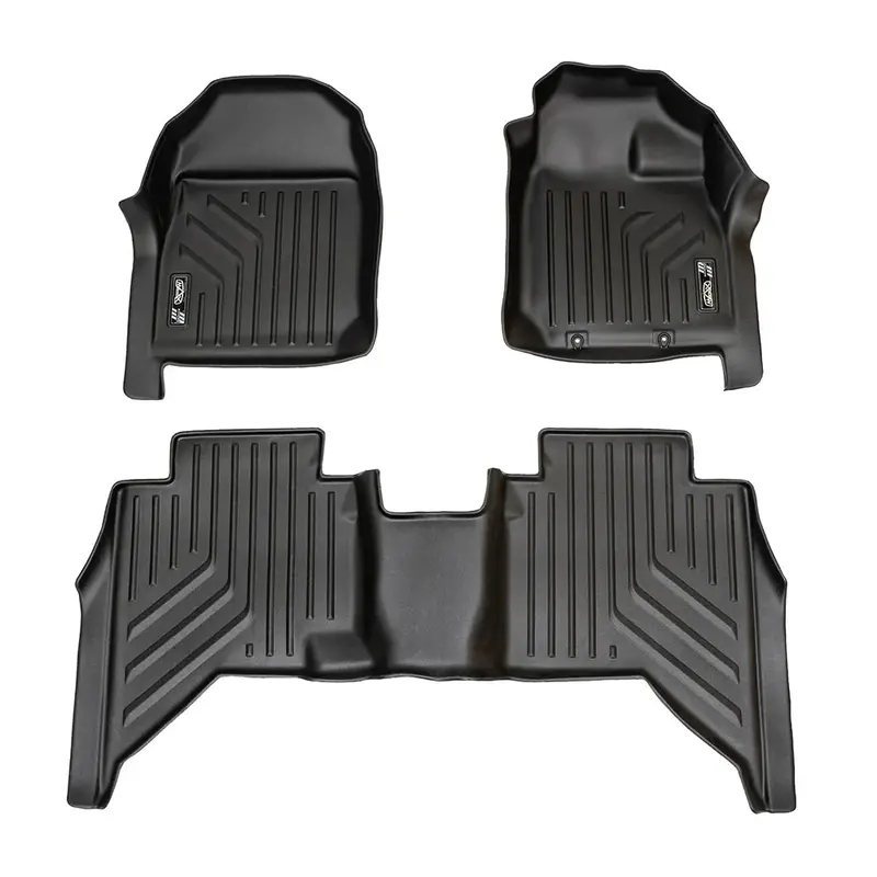 Maxliner Isuzu D-Max 2021+ Maxpro Floor Mats (Row 1 & 2) - D-Max 21+ R12 (Pickup Only) 1