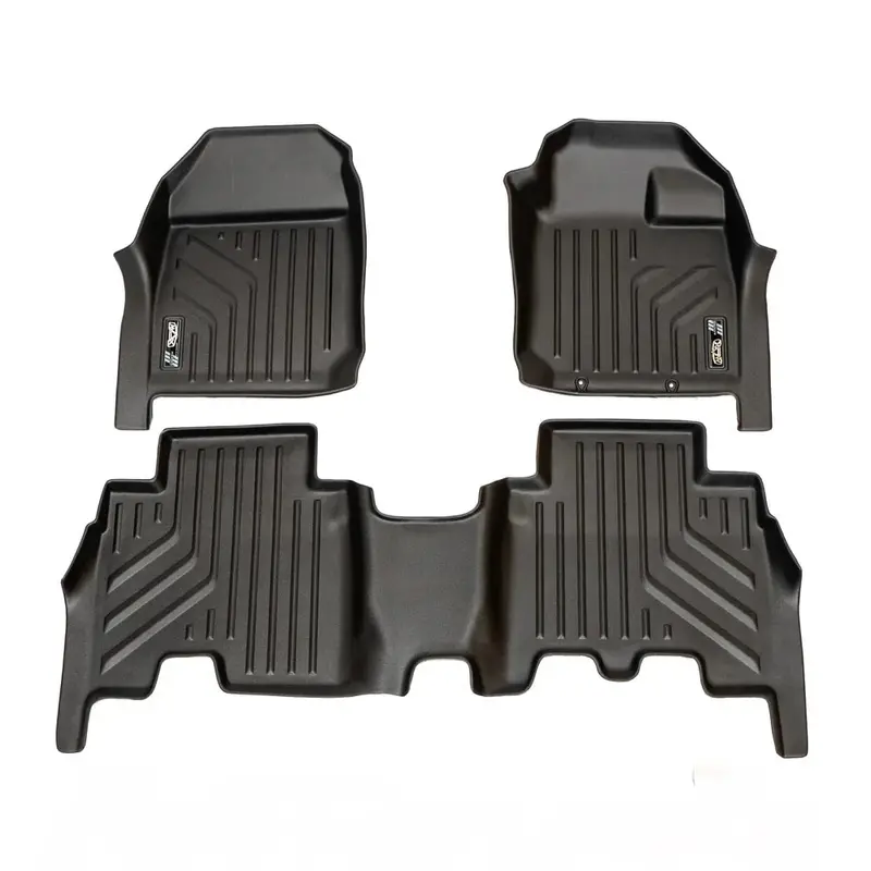 Maxliner Isuzu M-Ux 2021+ Maxpro Floor Mats (Row 1 & 2) - Mux 21+ R12 (Pickup Only) 1