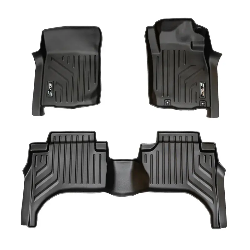Maxliner Mitsubishi Triton 2015-2023 Maxpro Floor Mats (Row 1 & 2) - Triton 15+ R12 (Pickup Only) 1