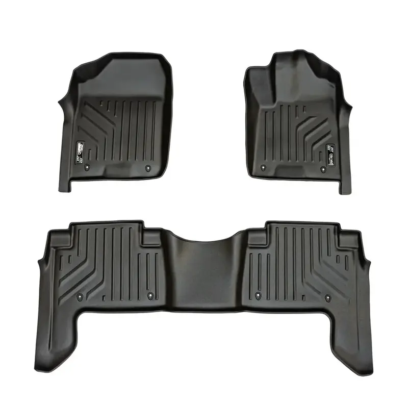 Maxliner Nissan Patrol Y62 2020+ Maxpro Floor Mats (Row 1 & 2) - Patrol Y62 20+ R12 (Pickup Only) 1