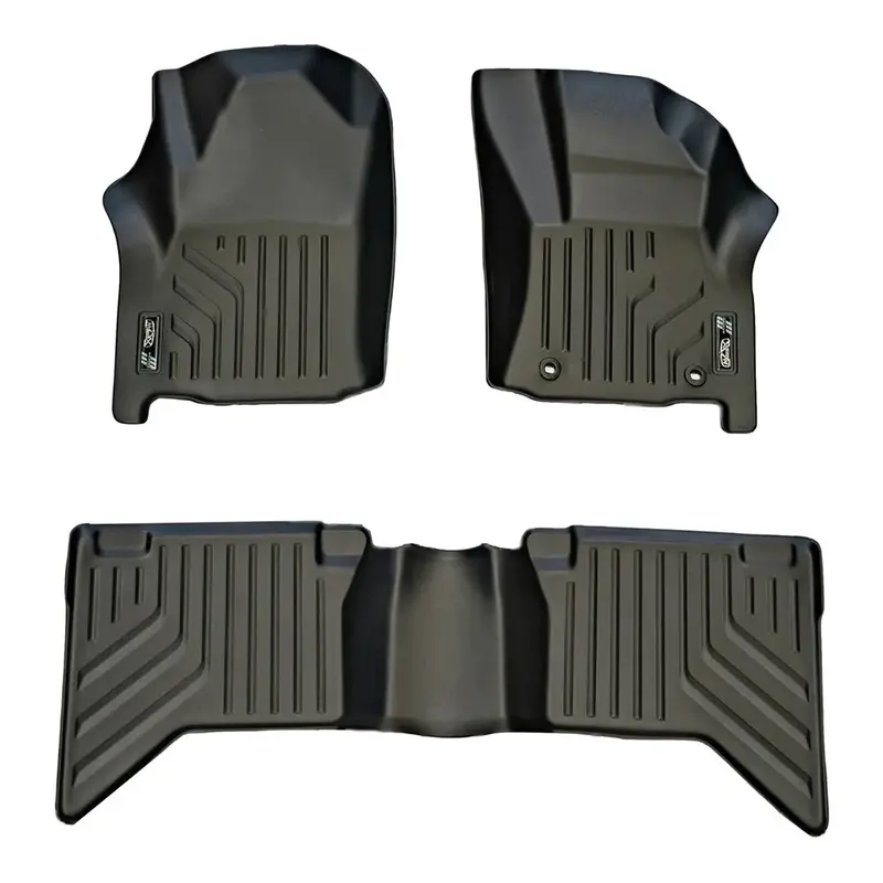 Maxliner Toyota Hilux 2015+ Maxpro Floor Mats - Auto Only (Row 1 & 2) - Hilux 15+ R12 (Pickup Only) 1
