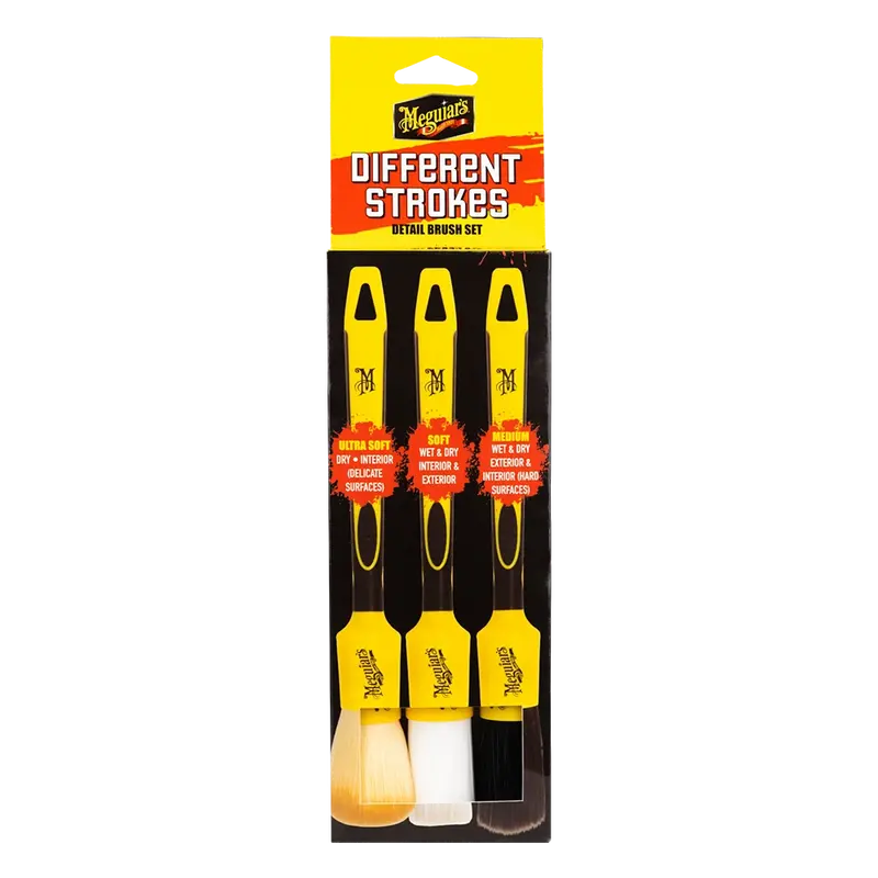 Meguiar’S Different Strokes Detail Brush Set - Ag1055 1