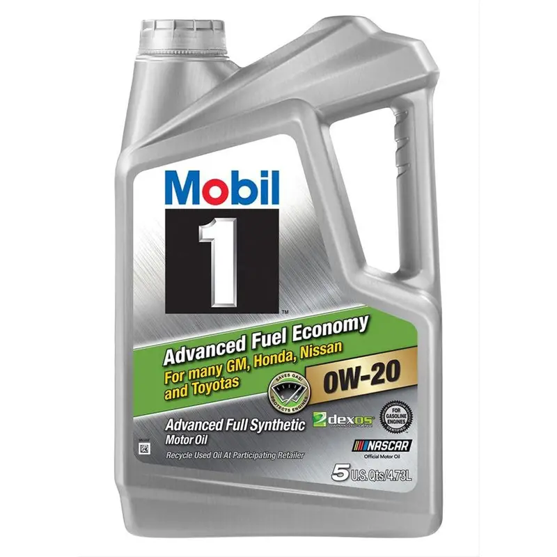 Mobil 1 120758 0W-20 Full Synthetic Oil (5 Quart) 1