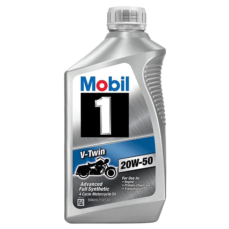 Mobil 1 V-Twin 20W-50 Motorcycle Oil (1 Quart) 1
