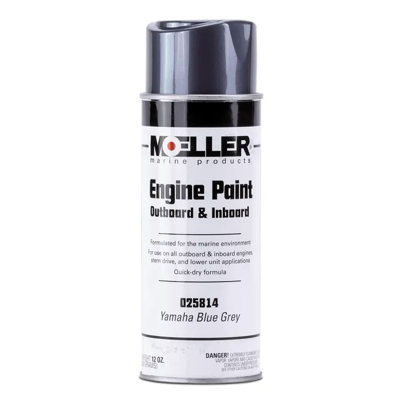 Moeller Marine 025814 Engine Paint (Yamaha Blue Grey) 1
