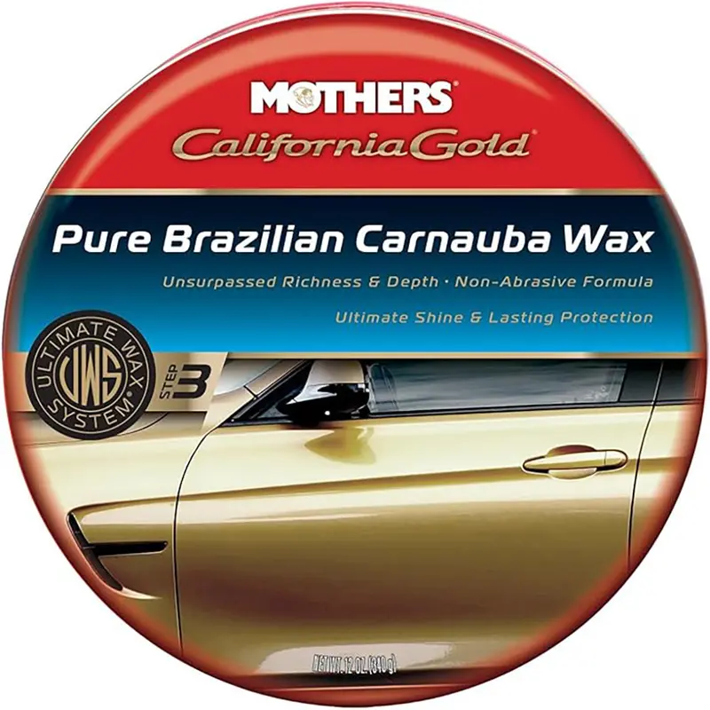 Mothers 05550 California Gold Pure Brazilian Carnauba Wax, 12 Oz. Paste 1