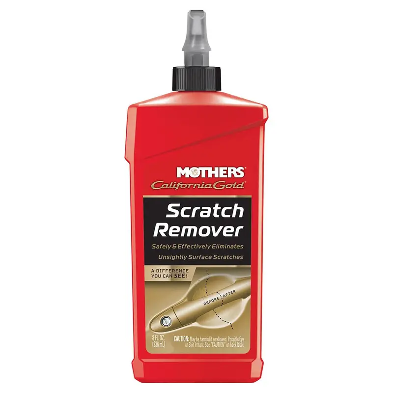 Mothers 08408 California Gold Scratch Remover, 8 Oz. – Safely & Effectively Eliminates Light Scratches, Scuffs & Transfers From Paint & Clear Coat, Restores Shine Around Handles And High-Touch Areas 1
