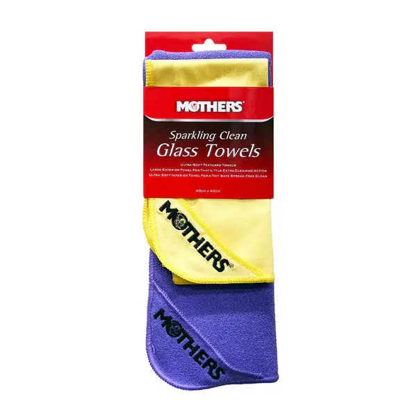 Mothers Sparkling Clean Glass Towels - 6720510 1
