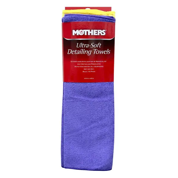 Mothers Ultra-Soft Detailing Towels 10 Pack - 6720430 1