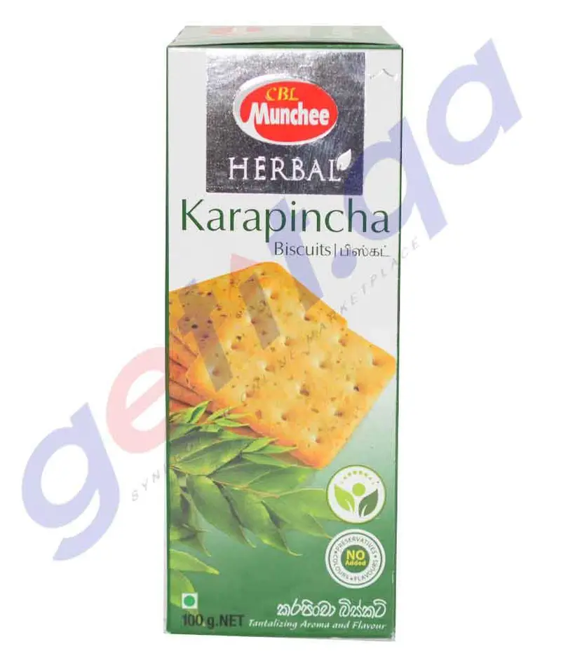 Munchee Herbal Karapincha Biscuit - 100 Gm 1
