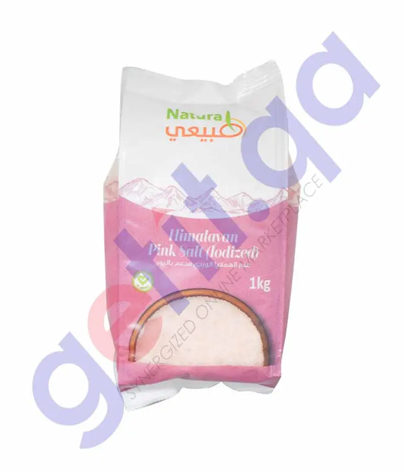 Natural Himalayan Pink Salt (Iodized)) 1 Kg 1