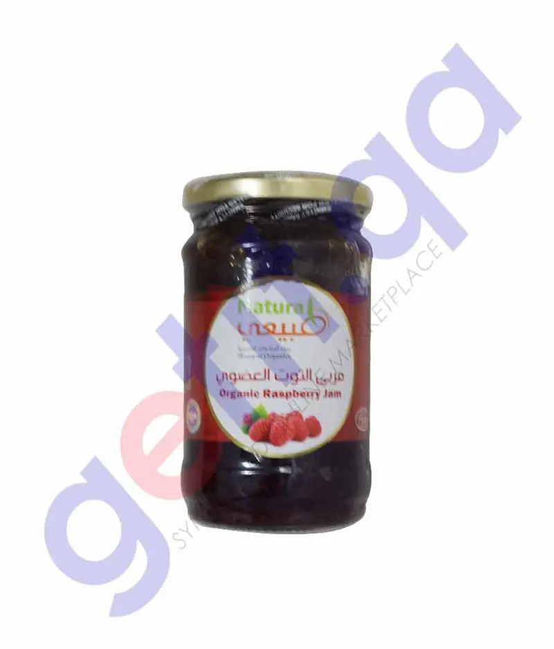 Natural Organic Raspberry Jam 360 Gm 1