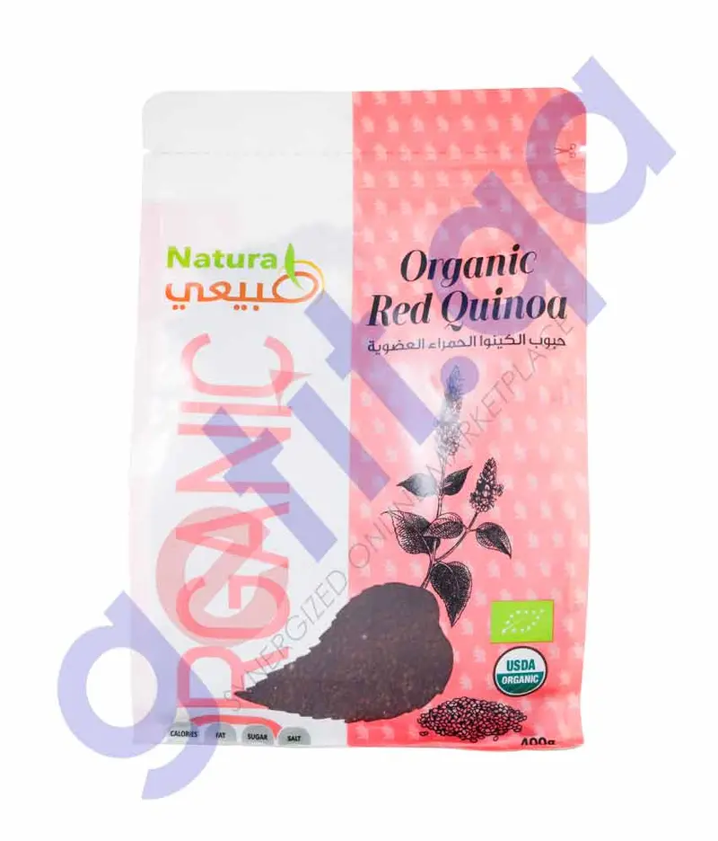 Natural Organic Red Quinoa 400Gm 1