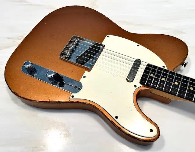New Danocaster Single Cut Aged Penny 1